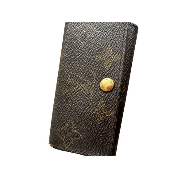 LOUIS VUITTON Brown Damier Ebene Key Holder Case - Picture 5 of 7